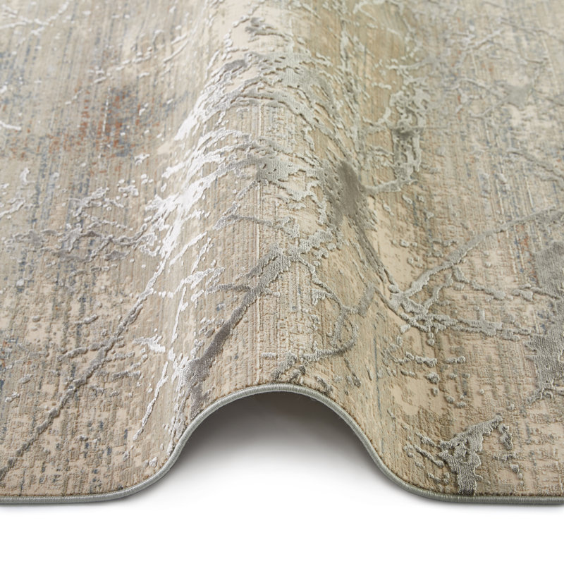 Alphe Abstract Area Rug, Rectangle 60 x 90cm