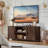 Farmhouse 55" Entertainment Center, Tv Stand with Adjustable Shelves & 2 Door Storage,Wooden Media Console Cabinet for TVs Up to 65 inches, Rustic Tv Stands for Living Room,Bedroom-129228868