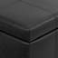 Repose-pieds rectangulaire avec rangement relevable Dover-1897544021