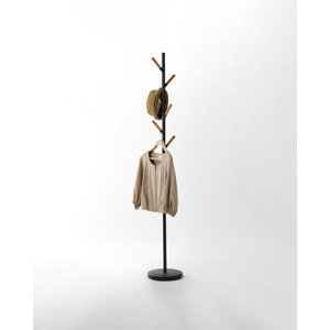 Yamazaki Home Coat Hanger, Steel, Weighted Base