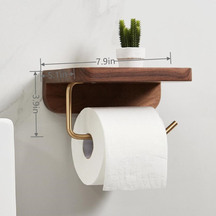 Captive Gala Wall Mount Toilet Paper Holder