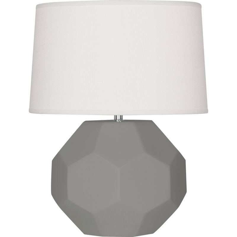 Franklin Table Lamp, 16.5" H x 12.5" W x 12.5" D, Peacock