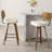 26" Swivel Upholstered Counter Height Bar Stool-819236524