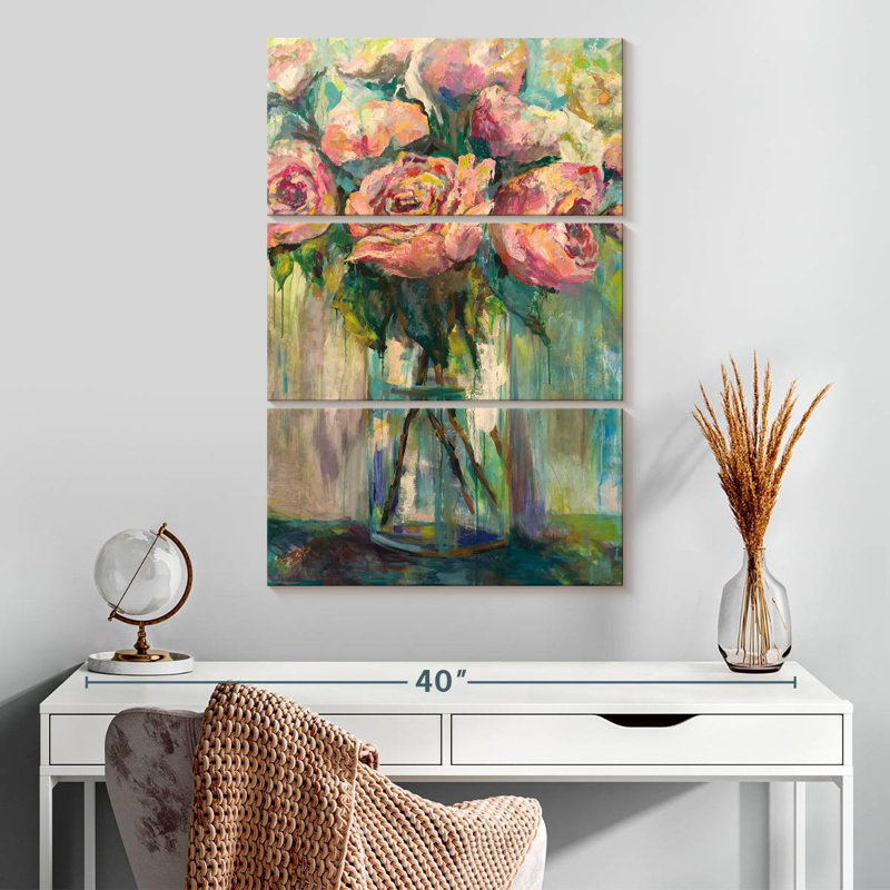Harnek Peony Play, 32" H x 20" W