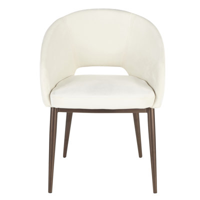 Evanoff 18.5'' H Upholstered Metal Side Chair