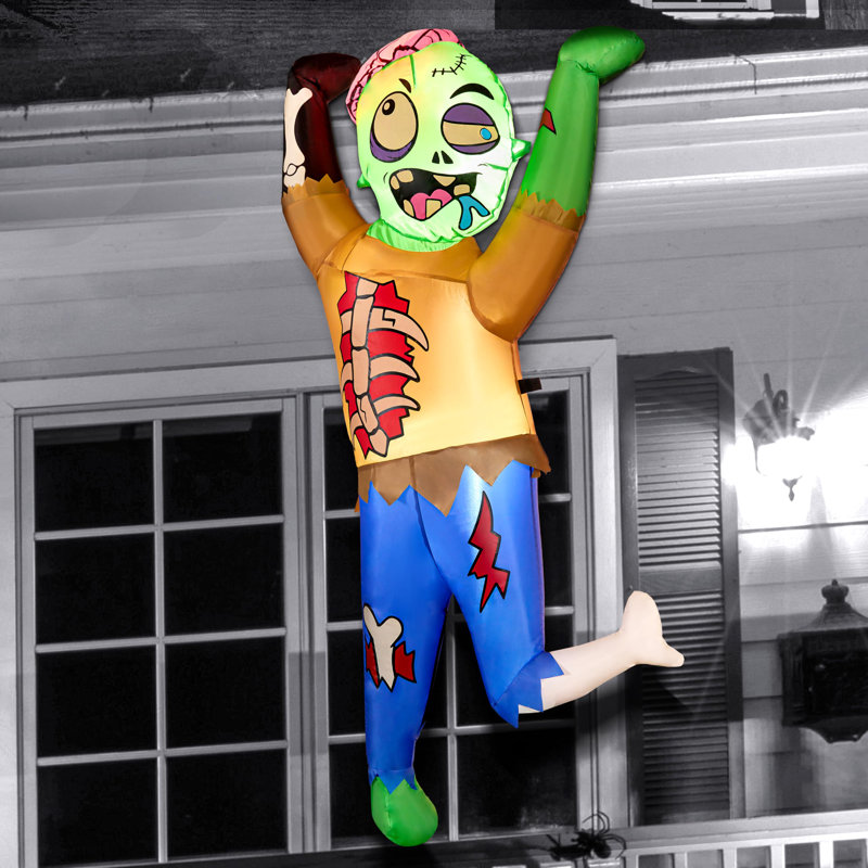 Zombie gonflable à DEL 5 pi pour Halloween effrayant