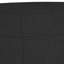  Ensemble de canapé en polyester noir, métal, textilène, contreplaqué moyen