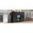 53.7" Farmhouse Kitchen Island With Power Outlet, 2 Sliding Barn Door Kitchen Storage Island With Drop Leaf, Spice Rack Rolling Kitchen Cart On Wheels, For Home, Kitchen And Dining Room-1572613246