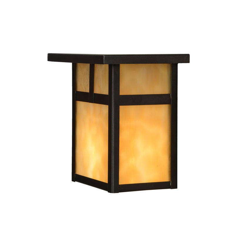 Hyde Park "T" Mission Wall Light, 6.5" H x 6.5" W x 4.5" D