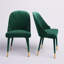 Chaise d'appoint rembourrée en velours Belle-319726429