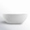 Forma 61'' Freestanding Tub Solid Surface Stone Resin Free Standing Soaking Bathtub