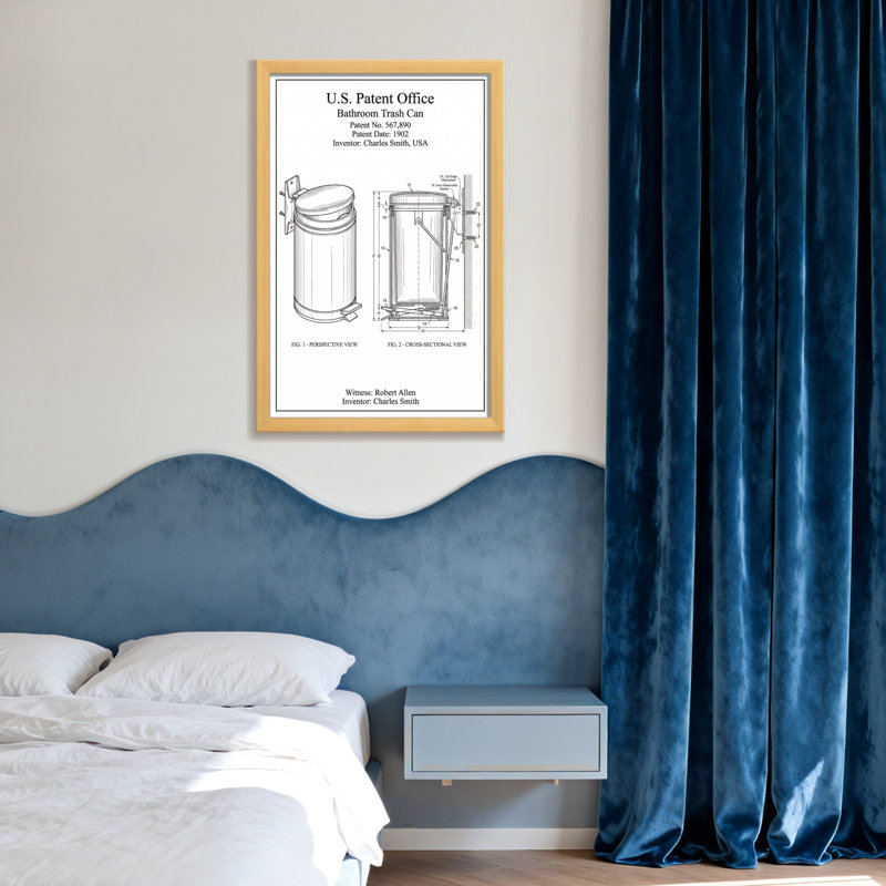 Poubelle de salle de bain Bath & Laundry, Toile tendue, Ne s’applique pas