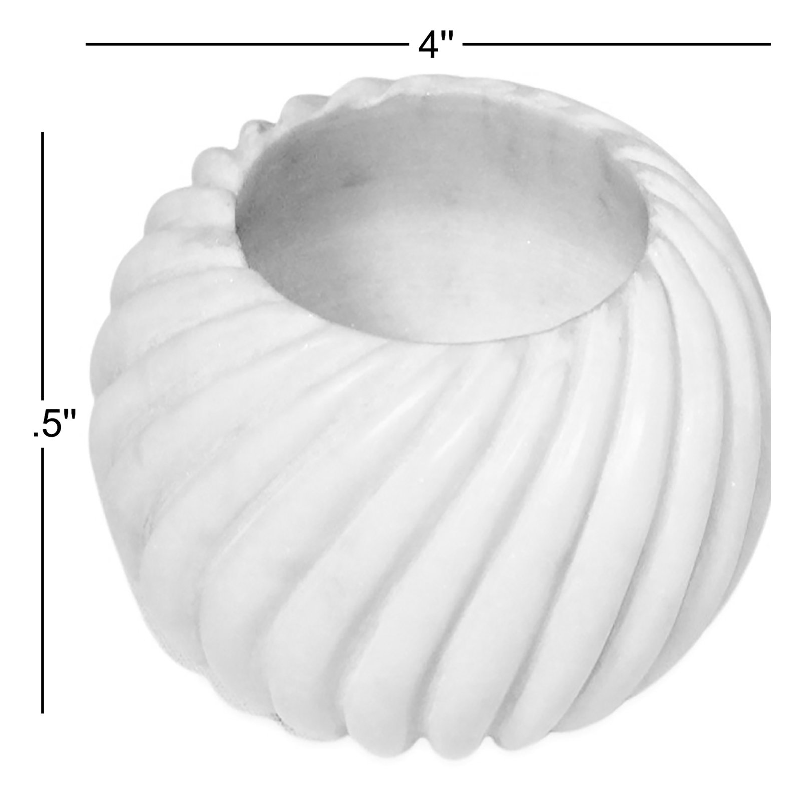 Genuine Marble Votive Candle Holder
