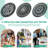 Red Barrel Studio 23.98" Cast Aluminum Lazy Susan Turntable, 360° Rotating Display Tray With Silent Bearings, Round Table Top Swivel Serving Plate With Umbrella Hole For Outdoor Dining Table, Lattice Style