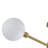 3-Light Glass Semi Flush Mount-1555562305