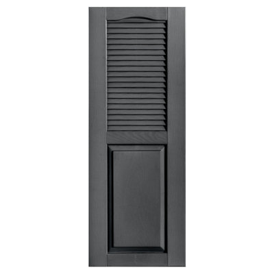 Cathedral Top Combination Shutters Pair