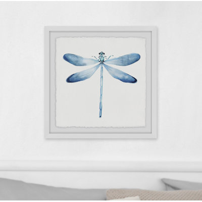 " Pastel Blue Dragonfly " by Marmont Hill