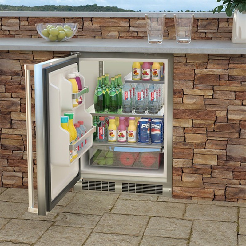 Marvel Appliances 23.88'' W Built-In Mini Fridge, Left