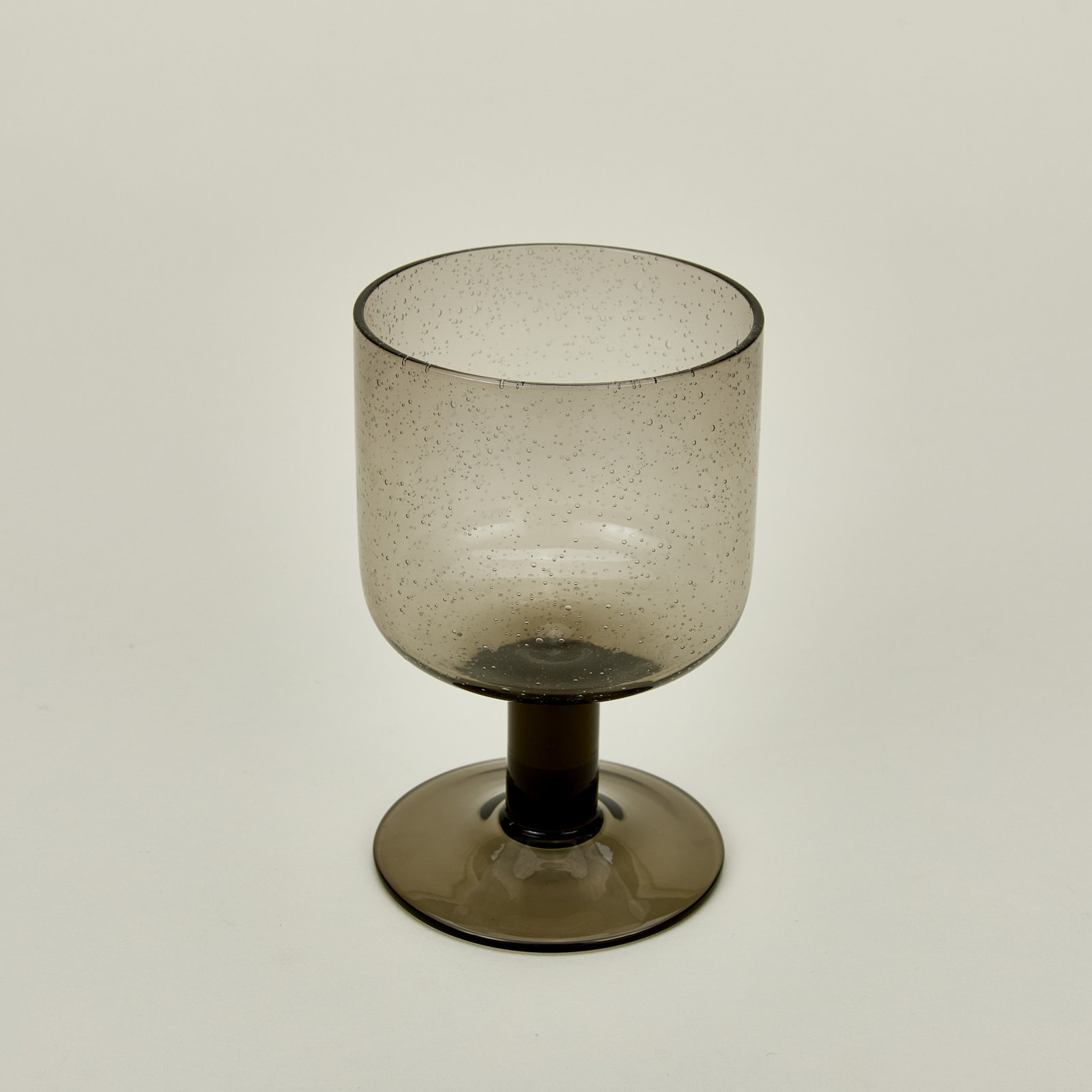 Simple 12oz. Wine Glass Set, Smoke