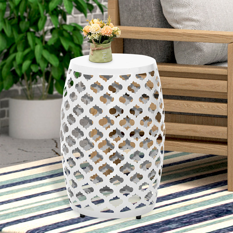 Table de bout 17,75 po, Blanc