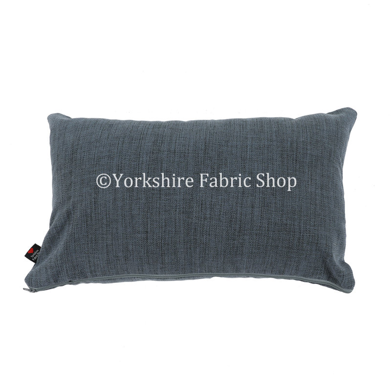 Eberhart Rectangular Throw Cushion, Navy Blue