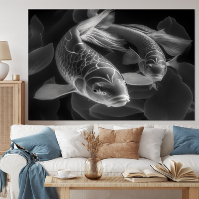 «Mono Koi Fish», art animalier sur toile