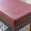 Tabouret de comptoir et de bar en bois massif sans dossier avec siège rembourré Bartonville-866721044-875261410