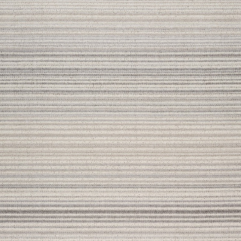 Tapis abstrait gris et ivoire 8 pi x 11 pi