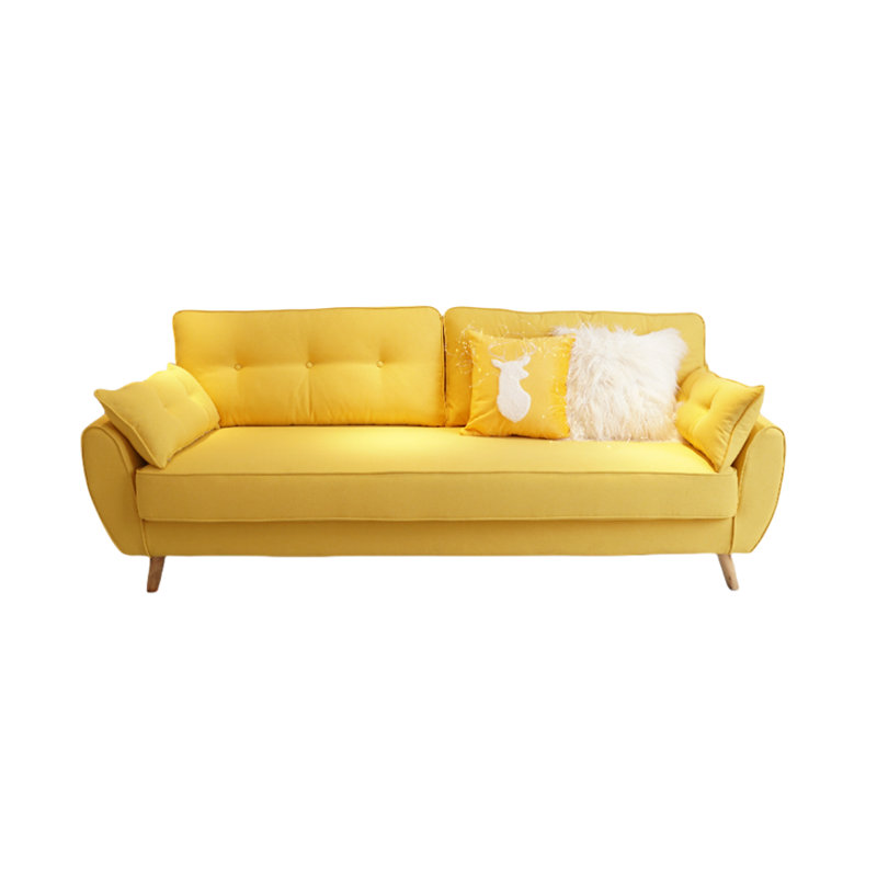 Causeuse Simple Simple, Jaune