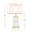 Colette Ivory Rectangular Ceramic Table Lamp