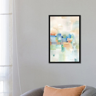 Cynthia Coulter Teal Abstract Panel III by Cynthia Coulter - Gallery-Wrapped Canvas Giclée