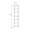 Bibeau 226.4 cm H x 44.8 cm W Standard Bookcase