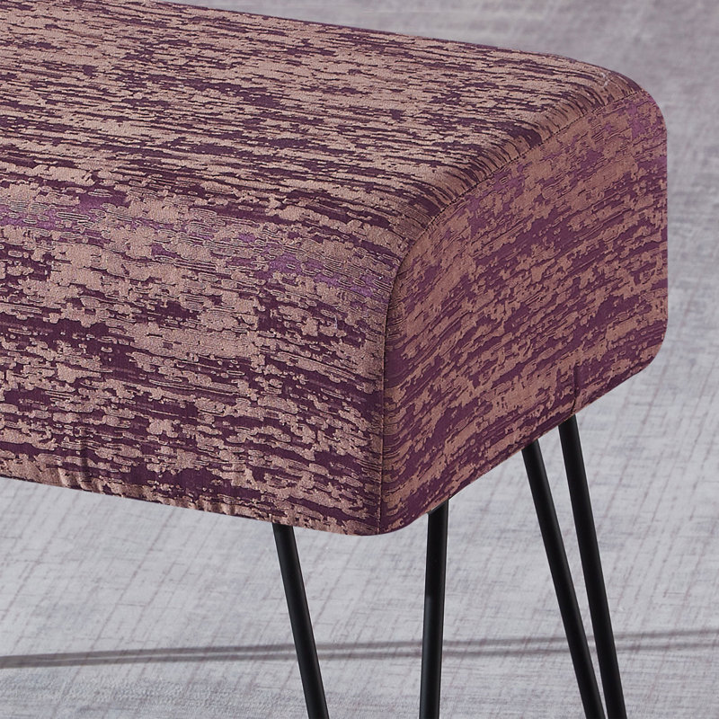 Nipinnawasee Upholstered Ottoman, Orchid Mist