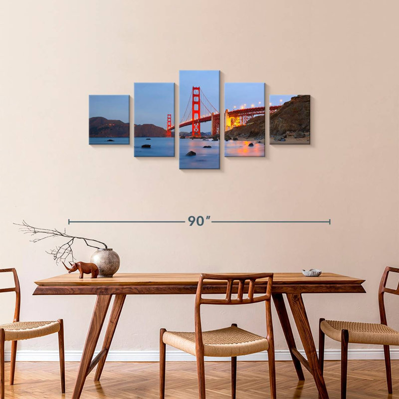 Gate Bright Lights, 34" H x 74" W