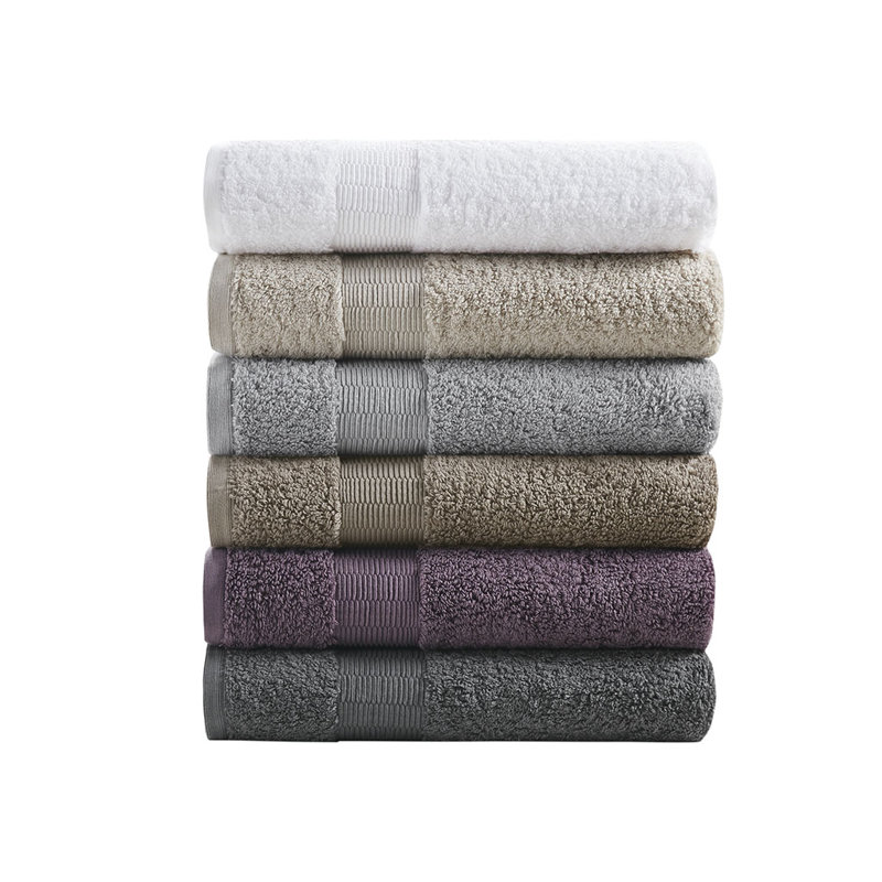 Ensemble de serviettes 6 pièces Gracie Mills Emrys, Brun