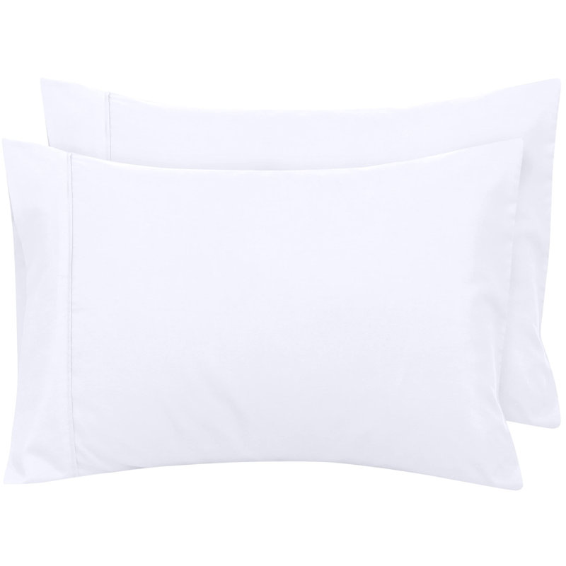 Royale Linens | Bed Pillow Cover | Pillowcases | Brushed Microfiber Wrinkle & Fade Resistant | Soft & Cozy| Size Pillow Case