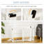 Free Standing Pet Gate With Door-1858726301