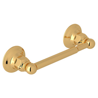 Country Bath Wall Mounted Single Spring Loaded Toilet Paper Holder