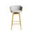 Of 4 Modern Velvet Swivel Dining Chairs, Comfortable Seating For Families, Grey+gold, Easy To Clean And Install Smoothly Grey + Gold Chairs - 360° Swivel, Legs, Assembly-196324376-196324378