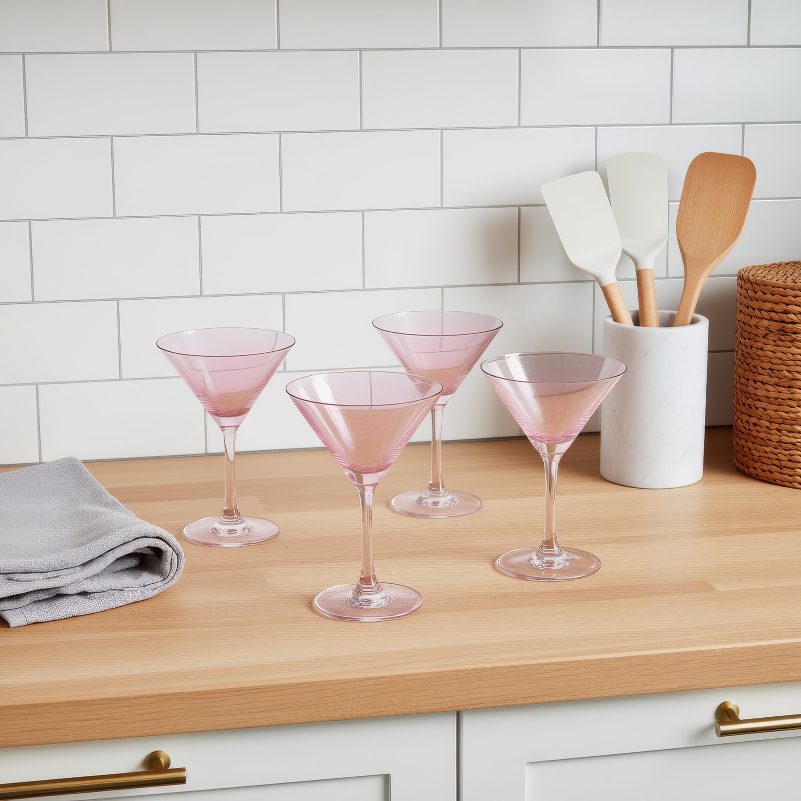 Veneto Crystal Martini Glass, Ballet