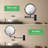 Wall Mounted Magnifying Mirror 8 Inch, Makeup Double Sided Vanity Mirror For Bathroom-254925466-254925467-254925464