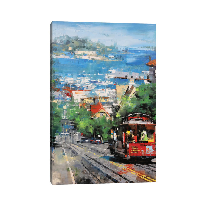 Alcatraz by Mark Lague - Wrapped Canvas Gallery-Wrapped Canvas Giclée, 66.04 cm H x 45.72 cm W x 3.175 cm D