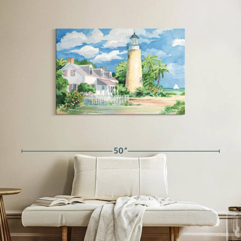 Aletra, phare historique de Key West, H 26 po x l 39 po