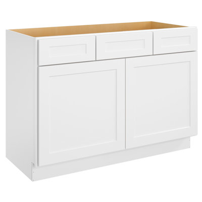 Homeibro Sink Base Cabinet, Soft Closing Doors, For The Laundry Room, Shower Room, Utility Room