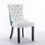 2-Pcs High-End Tufted Contemporary Upholstered Dining Chair Set, Side Chair