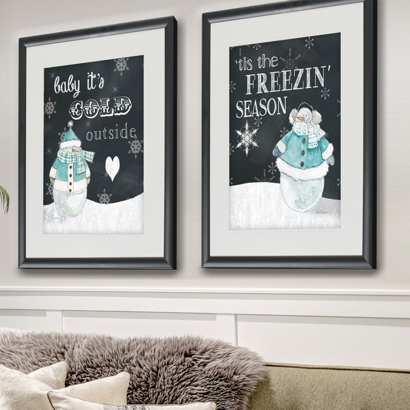" Baby It " 2 - Pieces, Black Framed