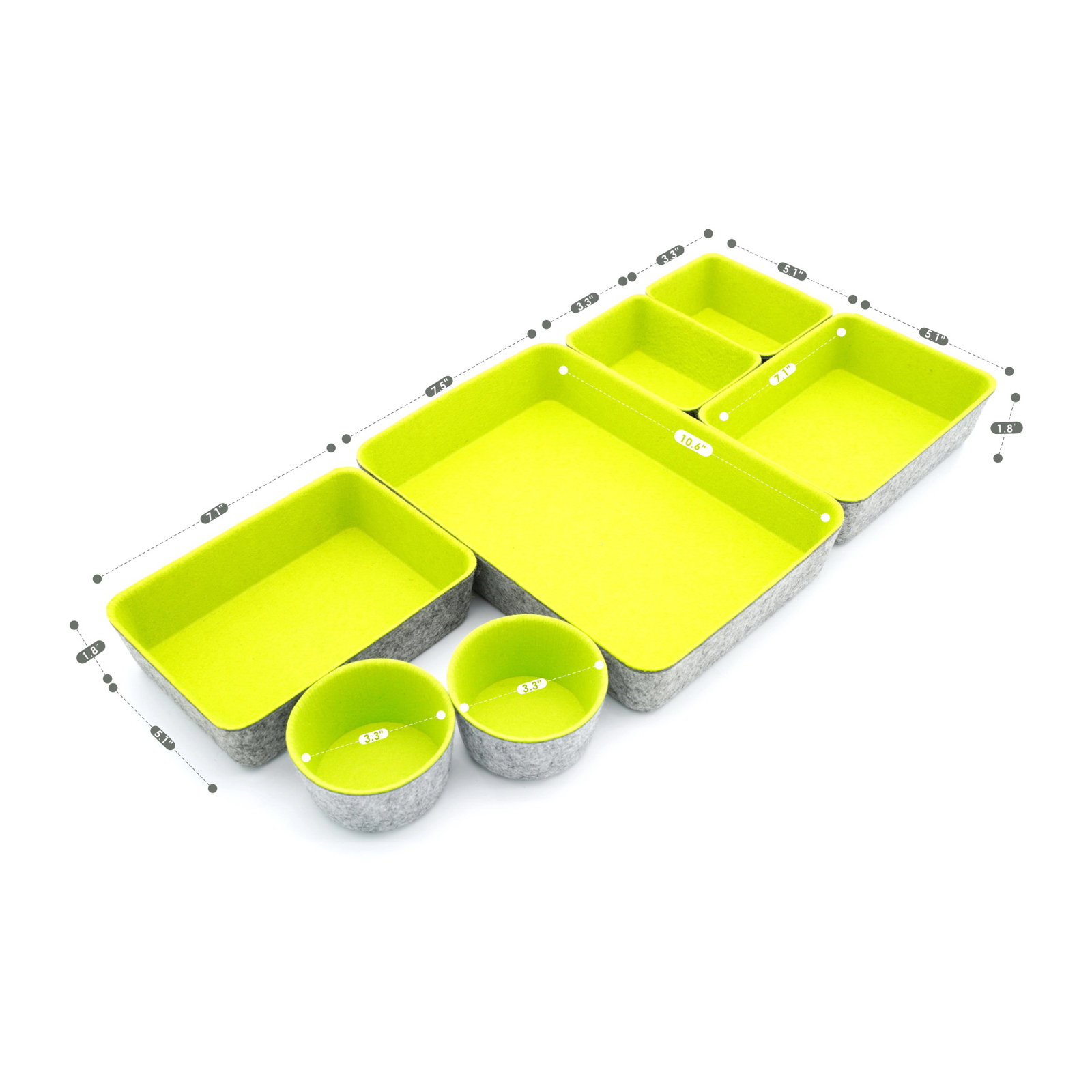 Organizer Set, Green