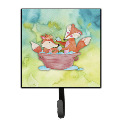 Organisateur de clé murale de bain foxes avec crochets clés Bestla