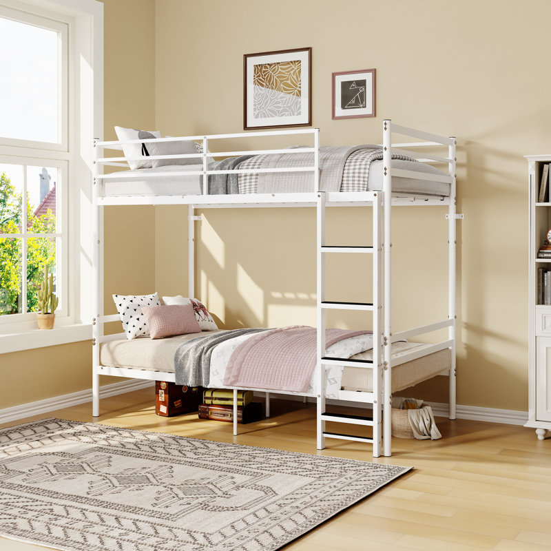 Lits peu encombrants, lit simple en métal blanc, rangement moderne pour la maison