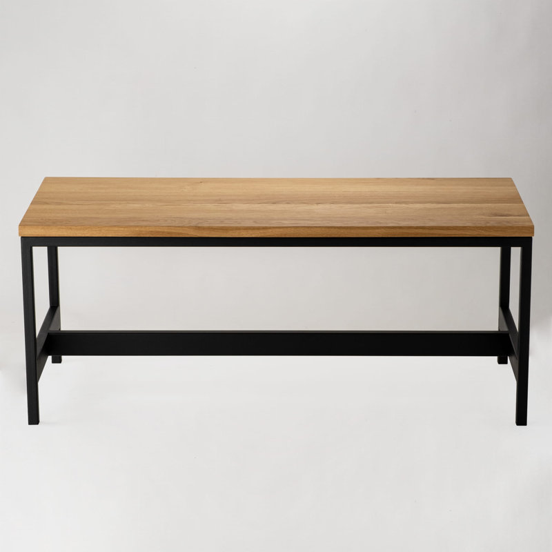 Gerben Wood Bench, H50 x W50 x D40cm
